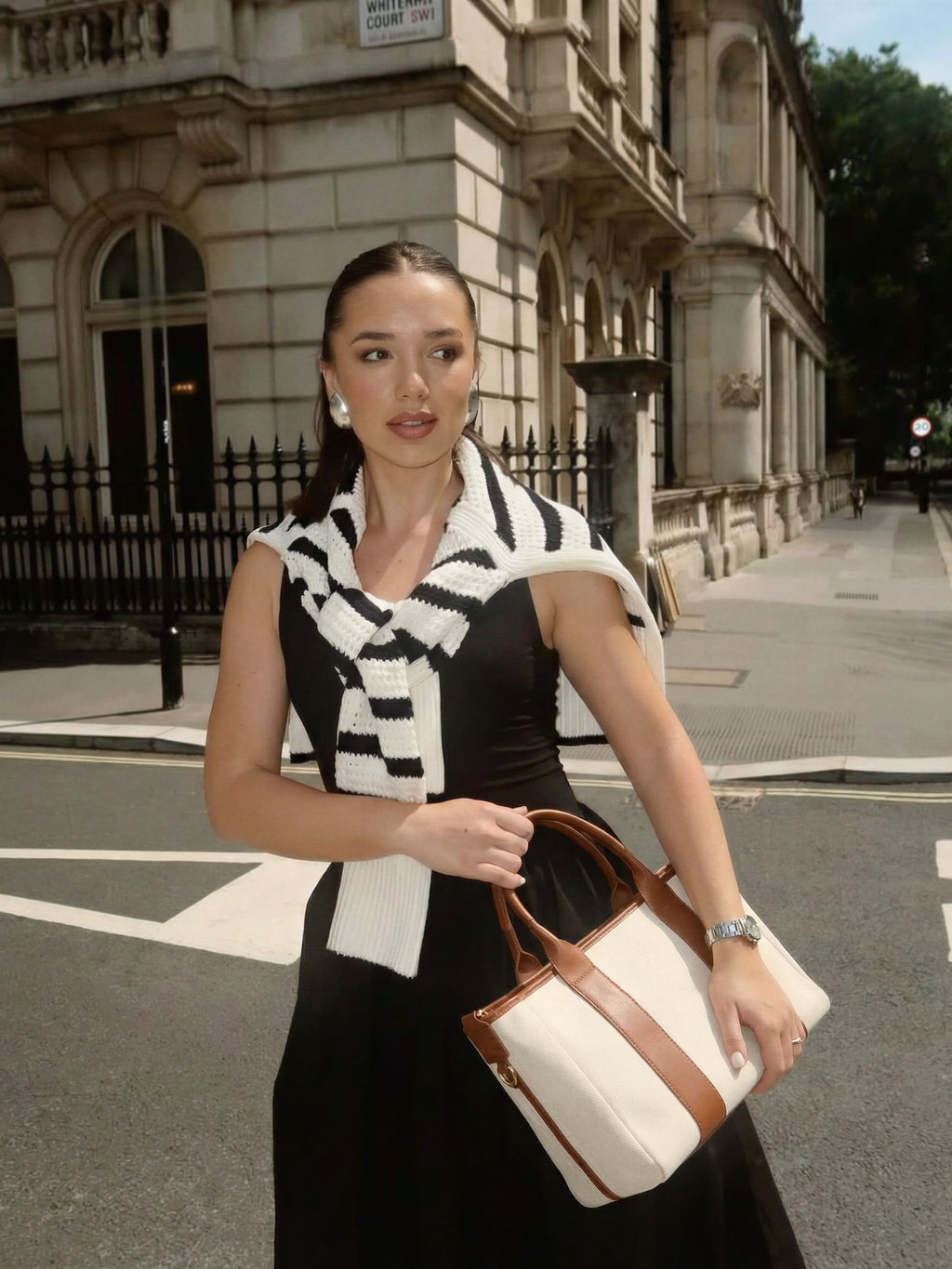 Diaper Tote Bag - Brown