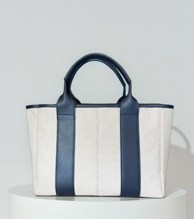 Diaper Tote Bag – 5pc Set w/ Cooler, Dividers, Stroller Straps | Navy |