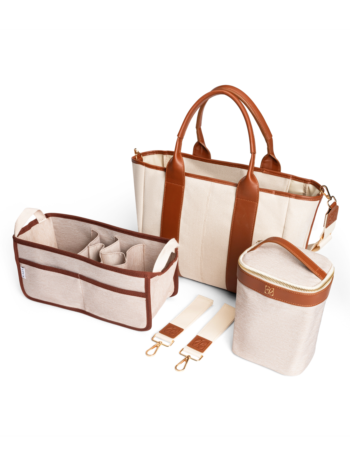 Diaper Bag Set - 5 bundle pack - Navy